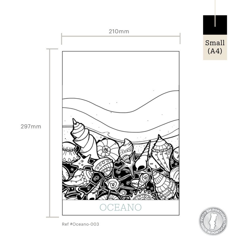 OCEANO SeaShellSea-003 Art Print - Image 2