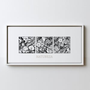 NATUREZA Blossoms-3in1 Art Print