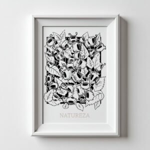 NATUREZA Castor Bean Plant Art Print